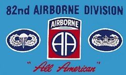 US Army 82nd Airborne Division 1 Sided Screen Printed Flag 3' x 5' ft - PCF22