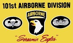 US Army 101st Airborne Division 1 Sided Screen Printed Flag 3' x 5' - PCF24
