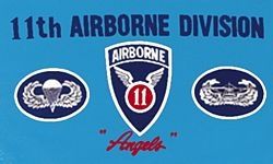 US Army 11th Airborne Division 1 Sided Screen Printed Flag 3' x 5' ft - PCF26