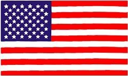 United States 1 Sided Screen Printed Flag 3' x 5' ft - PCF27