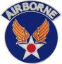 Airborne Army Air Corps Pin - 15376 (7/8 inch)
