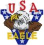 USA Eagle Small Patch - FL1199 (3 inch)