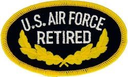 US Air Force Retired Small Patch - FL1194 (3 inch)