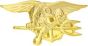 US Navy Seal Insignia Pin - GOLD - 15669GL