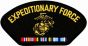 US Marine Corps Expeditionary Force with Ribbons Black Patch - FLB1426 (4 inch)