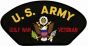 United States Army Gulf War Veteran Insigna Black Patch - FLB1560 (5 1/4 inch)