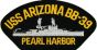 USS Arizona BB-39 Pearl Harbor Black Patch - FLB1621 (4 inch)