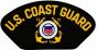 US Coast Guard Insignia Black Patch - FLB1643 (4 inch)
