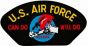 US Air Force Can Do Will Do Charging Charlie Black Patch - FLB1659 (4 inch)