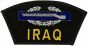 Iraq Combat Infantry Badge (CIB) Black Patch - FLB1798 (5 1/4 inch)