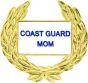 Coast Guard Mom with Wreath Pin - 14529 (1 1/8 inch)