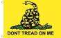 Gadsden 1 Sided Screen Printed Flag 3' x 5' ft - PCF45