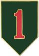 1st Infantry Division Combat Service Badge - 40103 (2 inch)