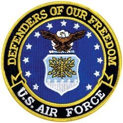 US Air Force Defenders of Our Freedom Back Patch - FLD1709 (5 inch)