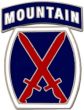 10th Mountain Division Combat Service Badge - 40112 (2 inch)