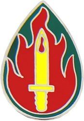 63rd Infantry Division Pin - 15124 (7/8 inch)