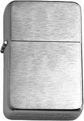 Blank - Brushed Chrome Star Windproof Lighter - 340000