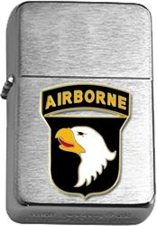 Brushed Chrome 101st Airborne Division Star Lighter - 3414651