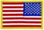 US FLAG RECT 2 X 3 RIGHT - FL1302 (2 1/2 inch)
