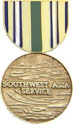 Southwest Asia Service Pin HP495 - 15866 (1 1/8 inch)
