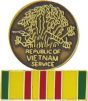 Vietnam Service Ribbon Pin - 15664 (3/4 inch)