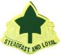 4th Infantry Division Steadfast and Loyal Pin - 15003 (1 1/8 inch)