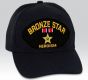 Bronze Star Heroism with Bronze Star Medal  Black Ball Cap Import - 661462