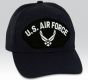 US Air Force Symbol Black Ball Cap Import - 661553