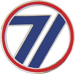 71st Infantry Division Pin - 15470 (7/8 inch)