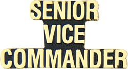 Senior (Sr) Vice Commander Script Pin - 14204 (1 1/4 inch)
