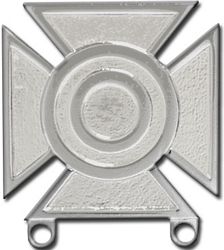 US Army Sharpshooter Qualification Badge - BRIGHT NICKEL - 16307SI