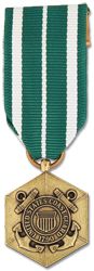 Coast Guard Commendation Anodized Mini Medal - MRA432