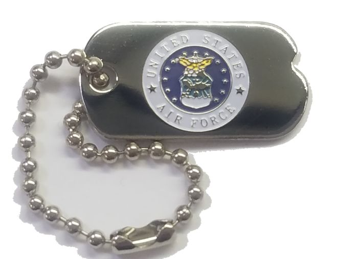 United States Air Force Emblem Dog Tag Pin - 14369 (1 inch)
