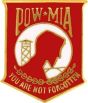 POW/MIA Insignia Pin - RED - 14719RD (1 inch)