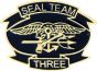 US Navy Seal Team Three Insignia Pin - 14993 (1 inch)