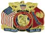 United States Marine Corps These Colors Don't Run Pin - 15661 (1 1/4 inch)