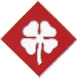 4th Army Pin - 14890 (3/4 inch)