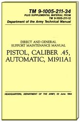 US Army Pistols Military Manual - 97124