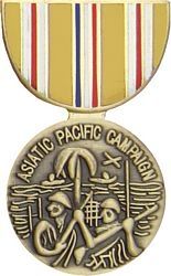 Asiatic Pacific Campaign Pin HP424 - 14963 - 14963 (1 1/8 inch)