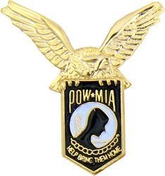 POW with Eagle Pin - 15821 (1 inch)