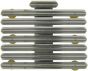 22 Ribbon Bar Holder - 0 Spaced Mount Stainless (Army, Marine Corps, Air Force) - RH822