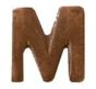 Bronze Letter "M" Device for Ribbon Bars and Full Size Medals - 2546 ((1/4) inch)