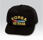 Korea Veteran with Ribbons Black Ball Cap US Made - 771348