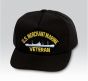 US Merchant Marine Veteran with Ship Black Ball Cap US Made - 771371