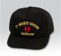 7th Infantry Division Hourglass Black Ball Cap US Made - 771599