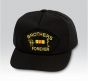 Vietnam Brothers Forever with Vietnam Service Ribbon Black Ball Cap US Made - 771717