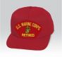 US Marine Corps Retired Insignia Red Ball Cap US Made - 821377