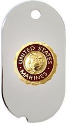 United States Marine Corps Dog Tag Key Ring - 15742-DTN