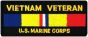 US Marine Corps Vietnam Combat Veteran Small Patch - FL1297 (3 inch)
