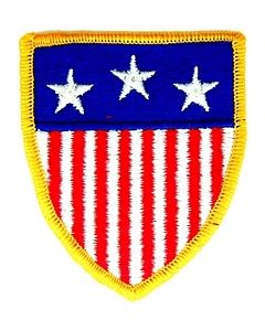 012302 - US FLAG patch (sew on only) 2.5 x 3"